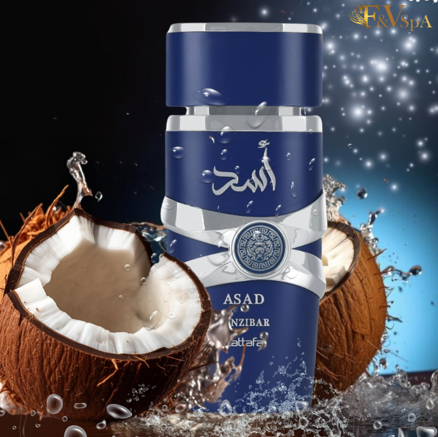 LATTAFA- Asad Zanzibar EDP 100ml Eau De Parfum Perfume Árabe Para Hombres - Imagen 3
