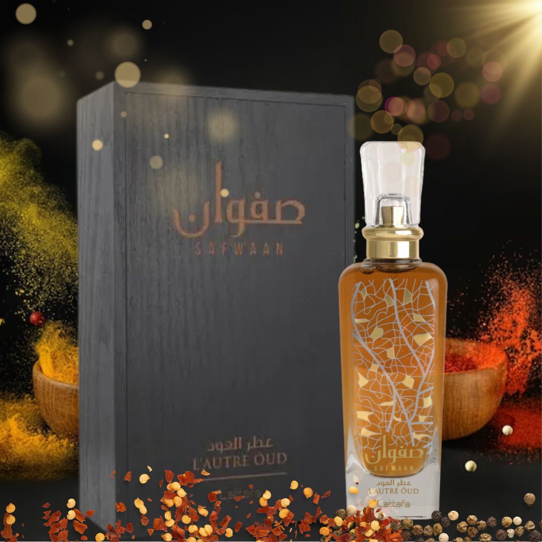 LATTAFA- Safwaan L Autre Oud Eau De Parfum EDP 100ml Unisex Perfume Árabe - Imagen 7