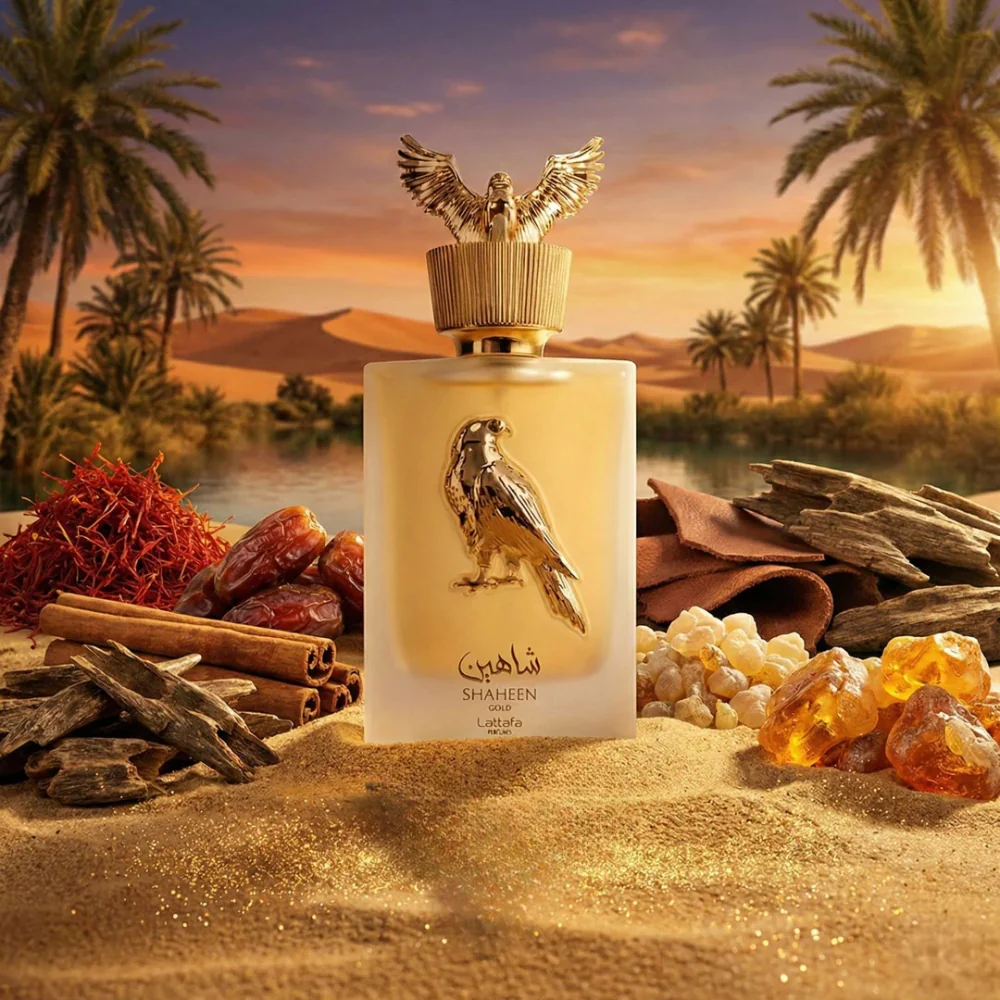 LATTAFA-Pride Shaheen Gold EDP 100ml Eau De Parfum Unisex - Imagen 4