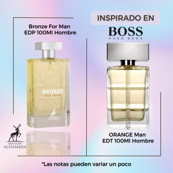 MAISON ALHAMBRA- Bronze For Man EDP 100ml Perfume Árabe - Imagen 3