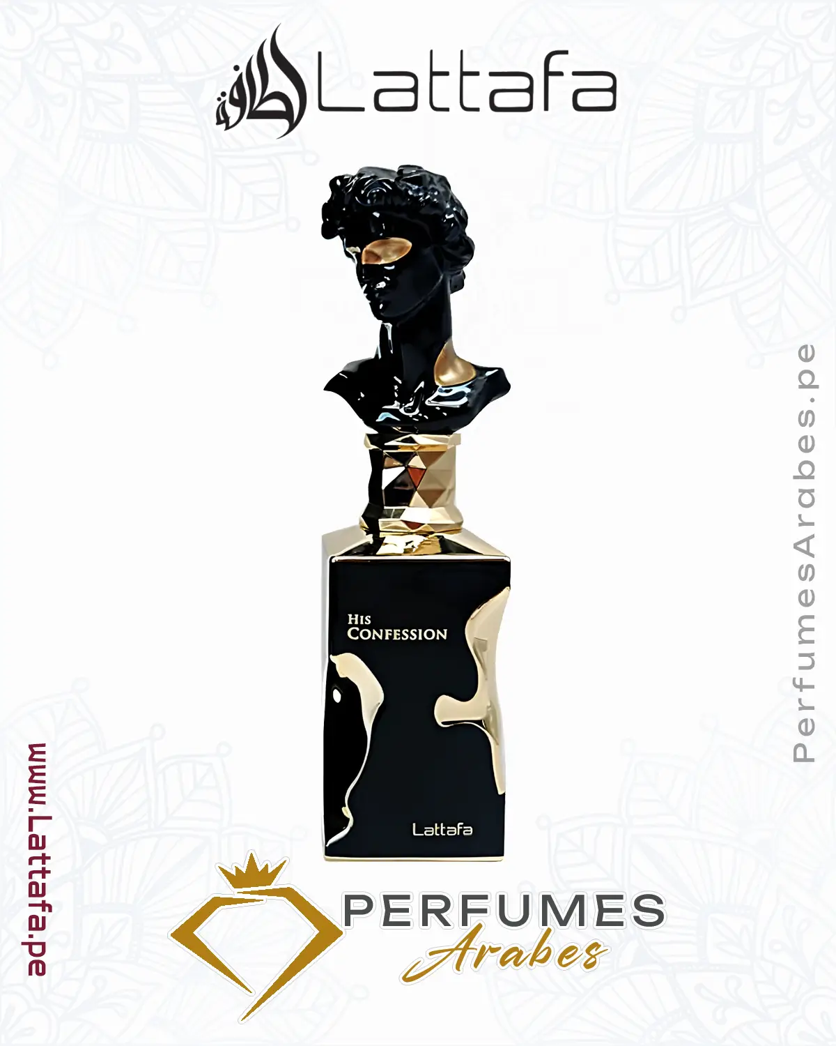 LATTAFA- His Confession Eau De Parfum De 100 ml Perfume Arabe Para Hombres - Imagen 5