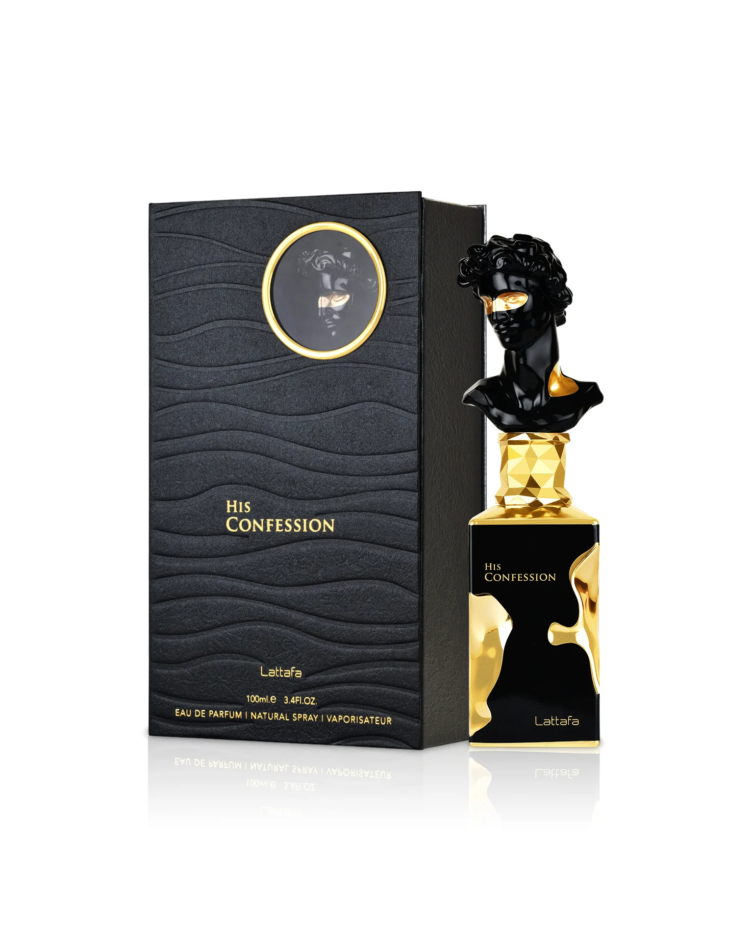 LATTAFA- His Confession Eau De Parfum De 100 ml Perfume Arabe Para Hombres - Imagen 4