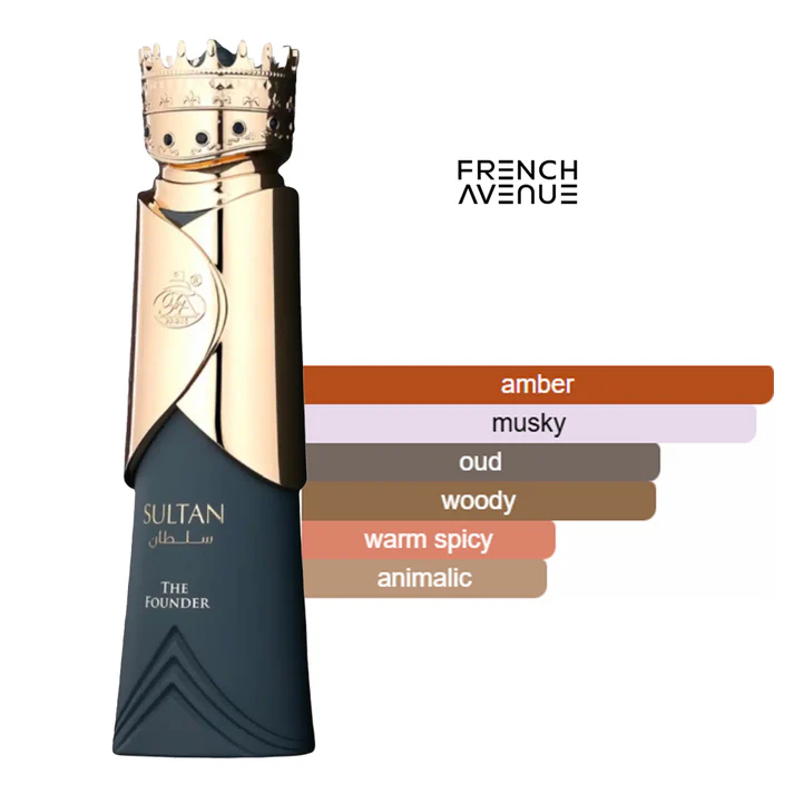 FRENCH AVENUE-Sultan The Founder De 80ml Eau De Parfum Para Hombres - Imagen 5