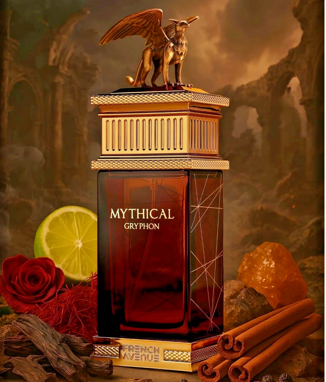 FRENCH AVENUE-Mythical Gryphon Eau De Parfum 100ml Para Hombres Lanzamiento Exclusivo - Imagen 6