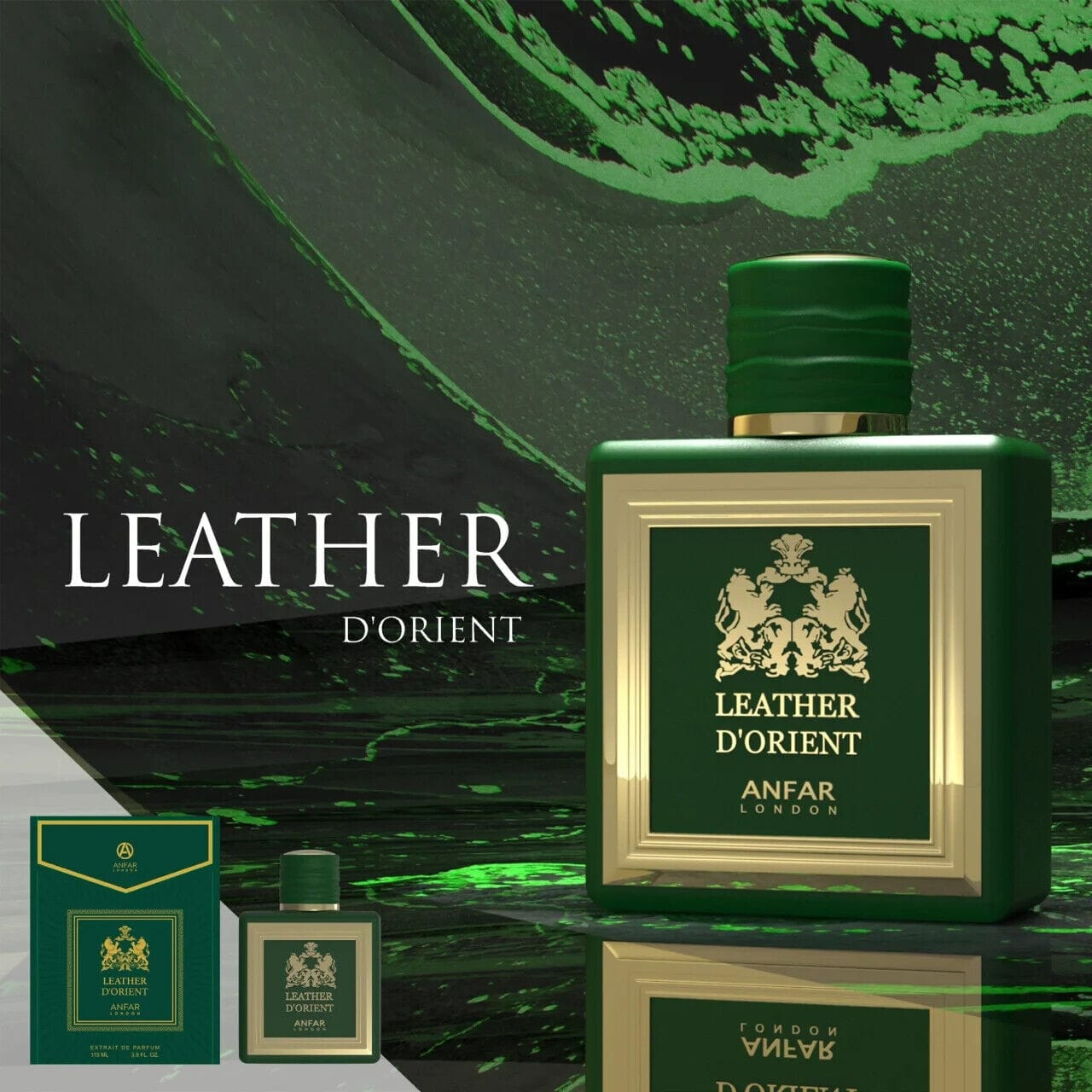 ANFAR LONDON-Leather D'orient Extrait De Parfum 115ml Para Hombres - Imagen 2