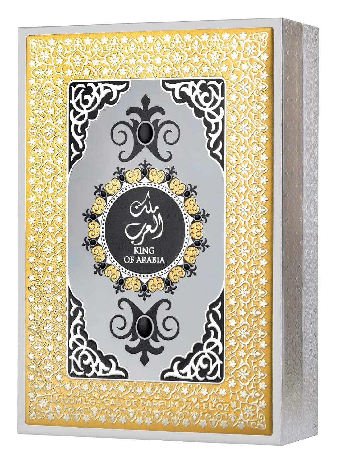 LATTAFA- King Of Arabia Eua De Parfum 100ml+20ml+Parfum Spray 200ml(Set 3 Piezas) Para Hombres - Imagen 4