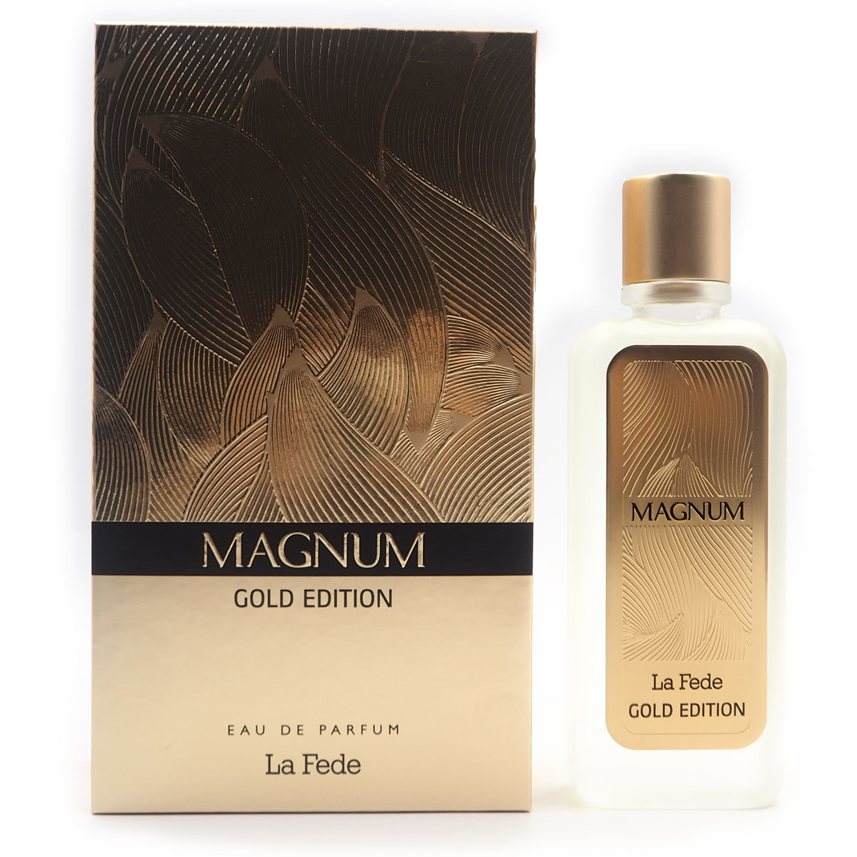 KHADLAJ-La Fede Magnum Gold Edition 100ml Eau De Parfum Para Hombres - Imagen 3