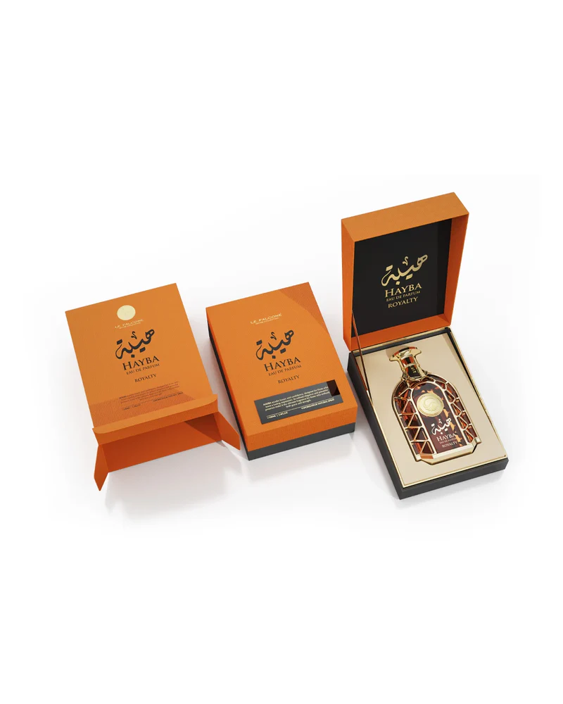 LE FALCONE-Hayba Royalty 100ml Eau De Parfum Para Hombres Lanzamiento Exclusivo - Imagen 3
