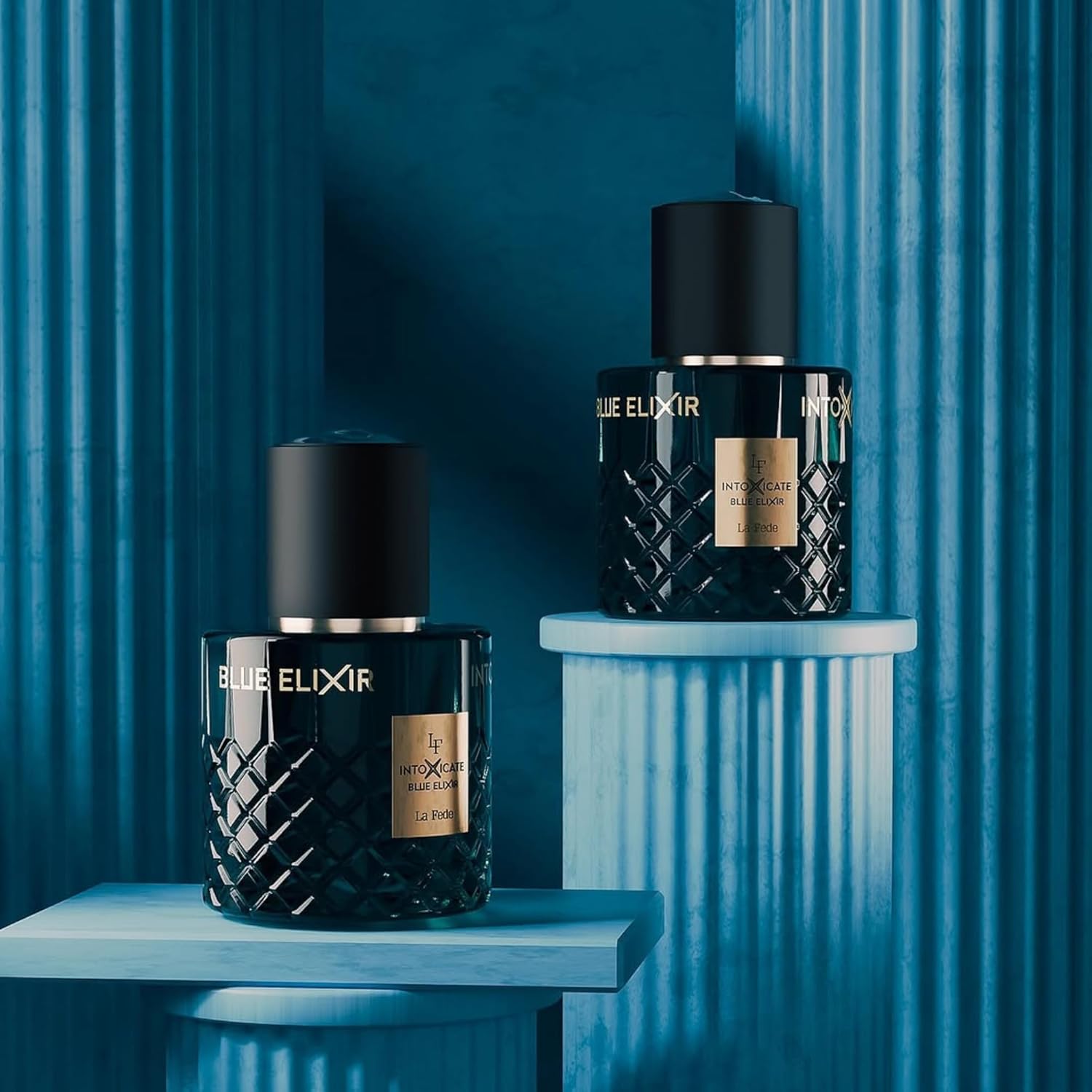 KHADLAJ-La Fede Intoxicate Blue Elixir 100ml Extrait De Parfum Para Hombres - Imagen 4