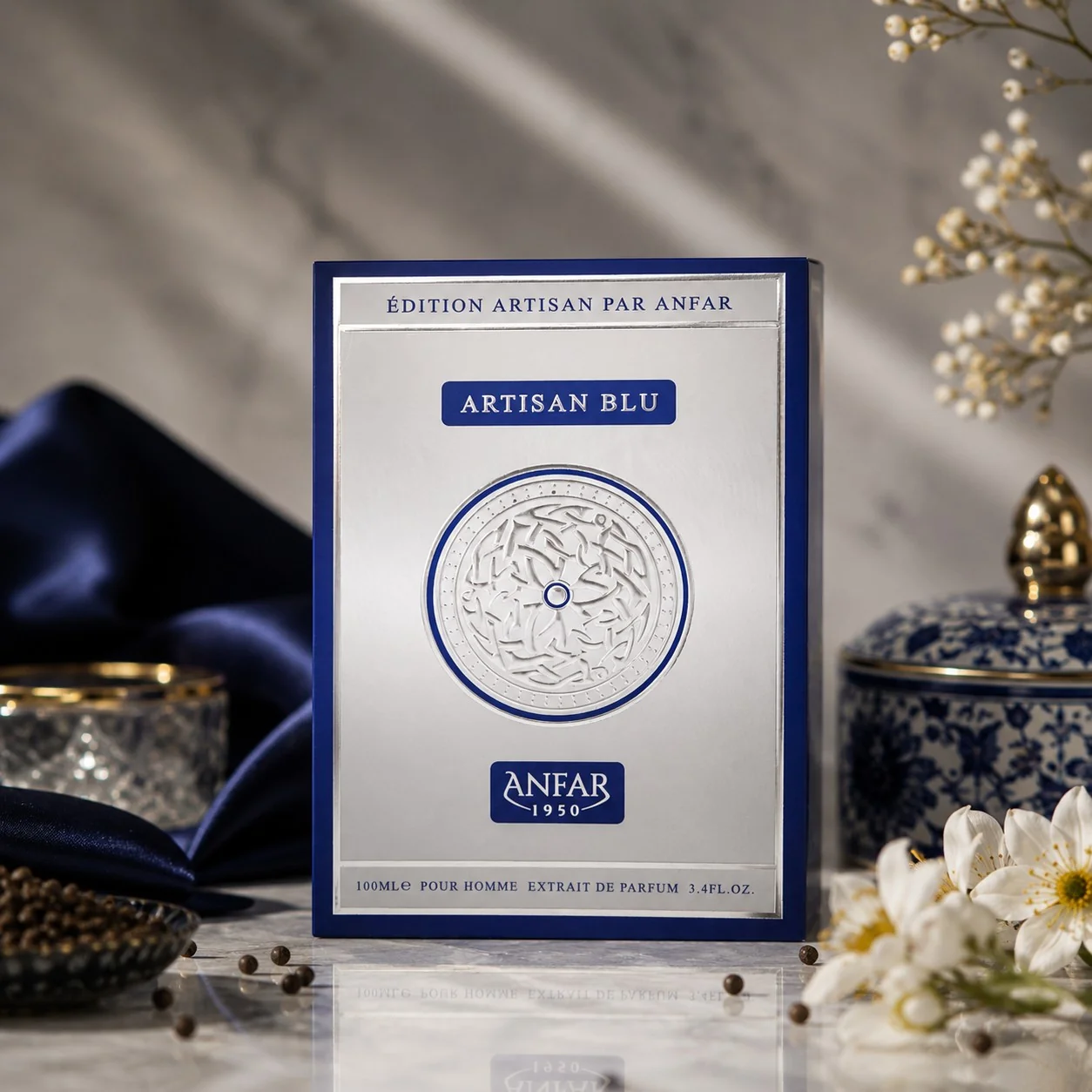 ANFAR-Artisan Blu Extrait De Parfum 100ml Para Hombres Lanzamiento Exclusivo - Imagen 5