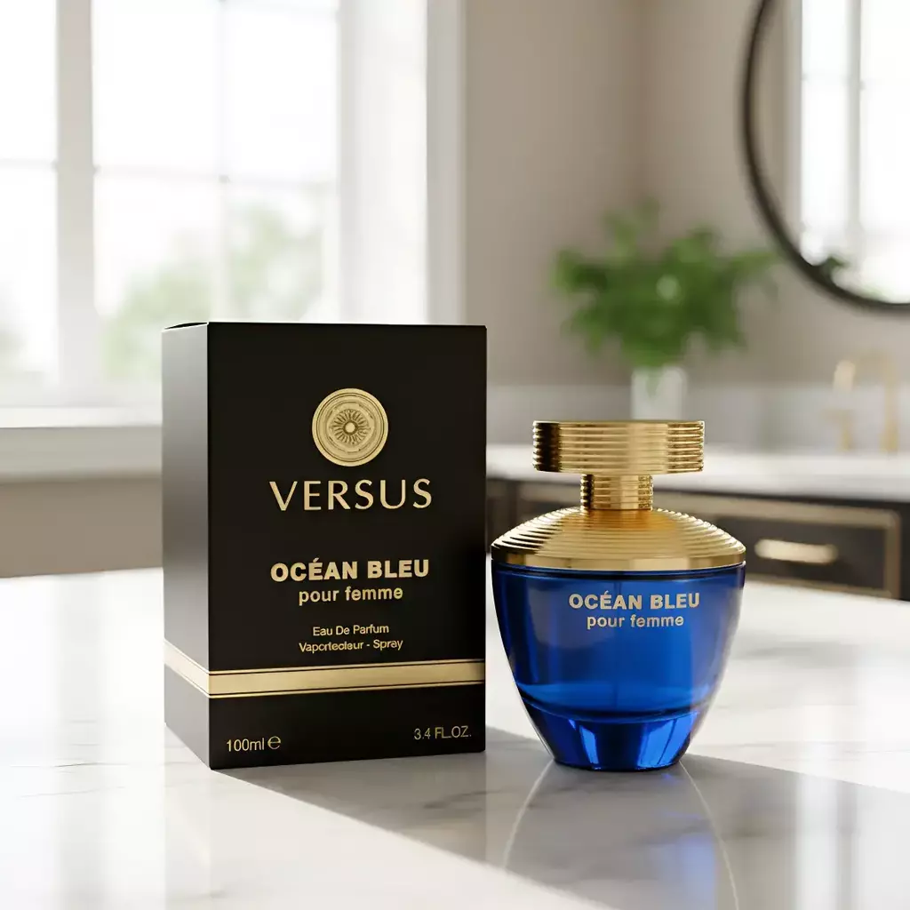 FRAGRANCE WORLD-Versus Ocean Bleu Pour Femme (EDP) 100ml Eau De Parfum Para Mujeres - Imagen 2