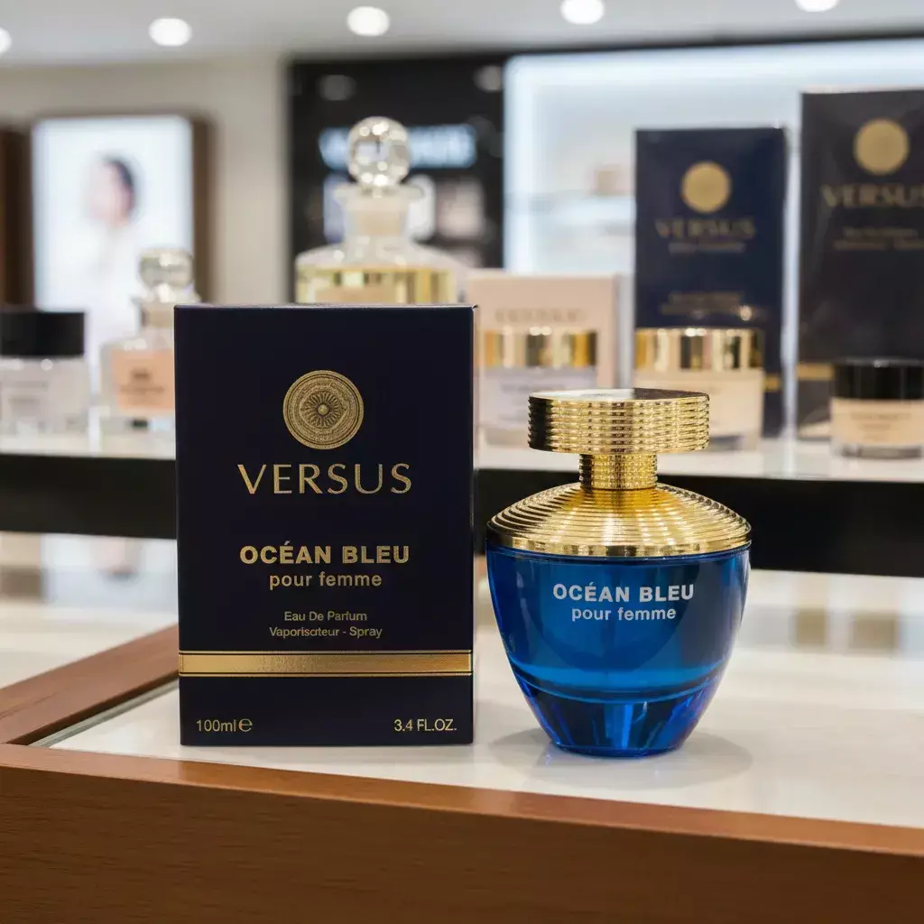 FRAGRANCE WORLD-Versus Ocean Bleu Pour Femme (EDP) 100ml Eau De Parfum Para Mujeres - Imagen 3