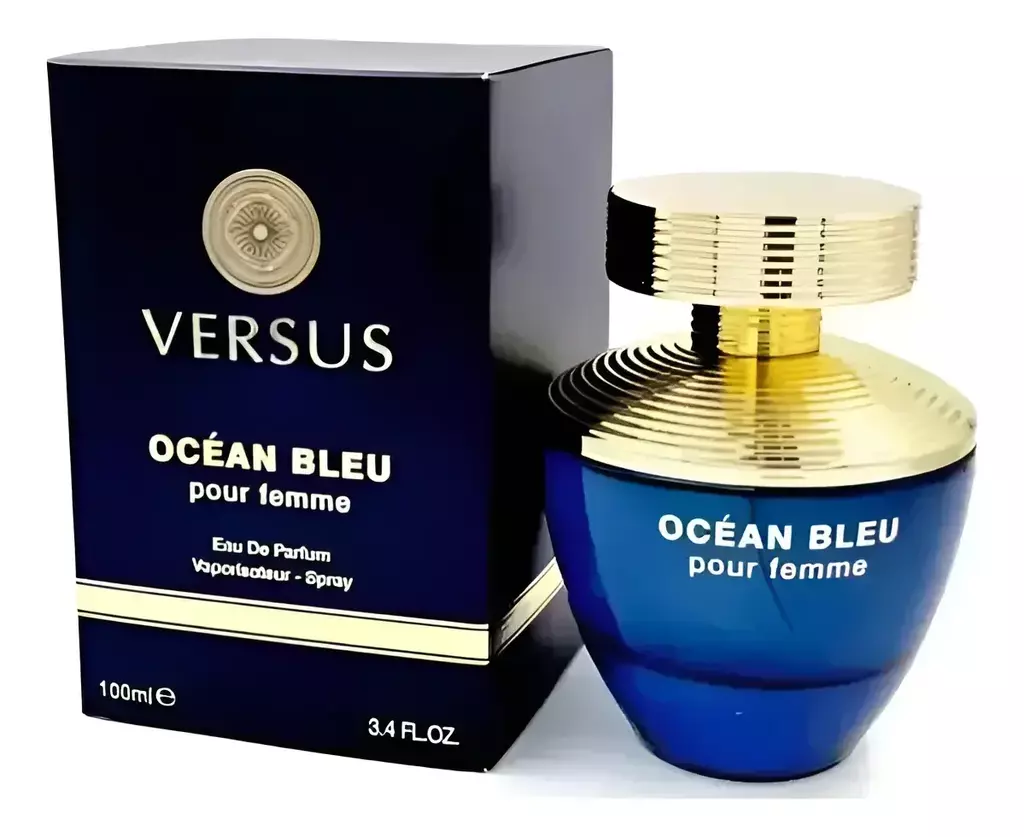 FRAGRANCE WORLD-Versus Ocean Bleu Pour Femme (EDP) 100ml Eau De Parfum Para Mujeres