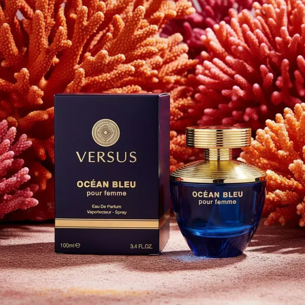 FRAGRANCE WORLD-Versus Ocean Bleu Pour Femme (EDP) 100ml Eau De Parfum Para Mujeres - Imagen 6