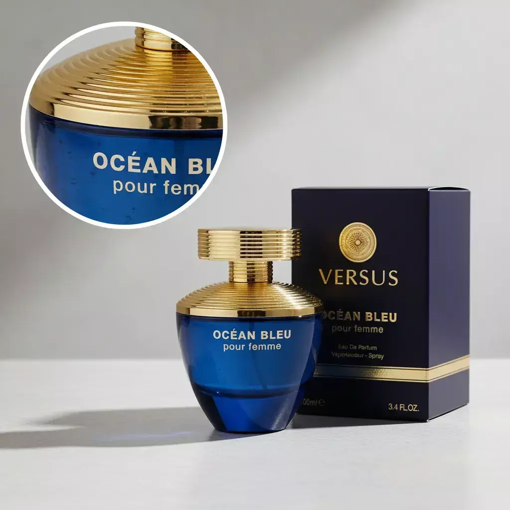 FRAGRANCE WORLD-Versus Ocean Bleu Pour Femme (EDP) 100ml Eau De Parfum Para Mujeres - Imagen 7